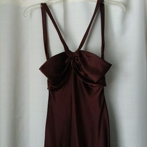 Chocolate brown dress